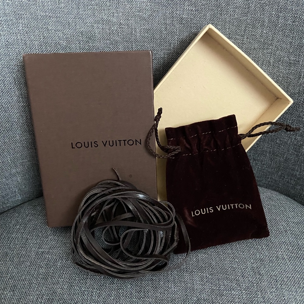 Louis Vuitton Velvet Pouch, Box with Ribbon